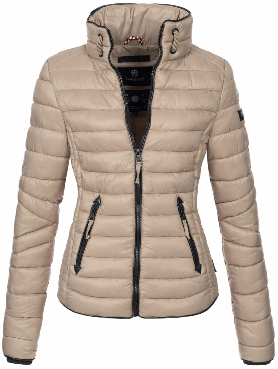 Marikoo Lola Leichte Damen Steppjacke B Taupe Gr E Xs Gr