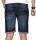 Indicode Herren Sommer Jeans Shorts kurze Hose B556 Dunkelblau Größe M - Gr. M