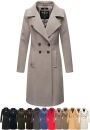 Navahoo Wooly Damen Trenchcoat Winter Mantel B661