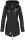 Marikoo Zimtzicke Damen Outdoor Softshell Jacke lang  B614 Schwarz Muster Größe L - Gr. 40
