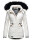 Navahoo Schätzchen Damen Winter Jacke mit Teddyfell und Kunstfell B615 Weiss Größe XL - Gr. 42