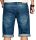 Alessandro Salvarini Herren Jeans Shorts Blau O231