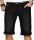 Alessandro Salvarini Herren Jeans Shorts Schwarz O233