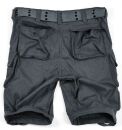 Alessandro Salvarini Herren Designer Cargo Shorts...