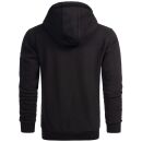 Alessandro Salvarini Herren Sweatjacke O296 Schwarz