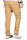 Alessandro Salvarini Herren Designer Cargo Stoff Hose Cargohose Regular Fit NEU O031 Beige W31 L32