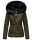 Navahoo Wisteriaa Damen Winter Steppjacke mit Fellkragen B899 Olive-Gr.XL