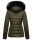 Navahoo Wisteriaa Damen Winter Steppjacke mit Fellkragen B899 Olive-Gr.XL