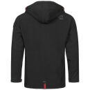 Arctic Seven Herren Softshell Jacke Funktionsjacke O-088 - Schwarz