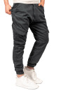 Alessandro Salvarini Herren Cargohose Strech O-274 - Anthrazit-W34-L30