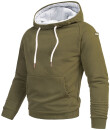 Alessandro Salvarini Herren Hoodie O-291 - Grün-Gr.3XL