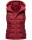 Marikoo Taisaa Damen Stepp Weste Übergangsjacke mit Stehkragen B866 Blood Red Größe S - Gr. 36