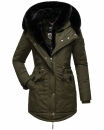 Navahoo Sweety Delux Damen Winterjacke B938 Dark Olive Größe XL - Gr. 42