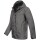 Alessandro Salvarini Herren leichte Regenjacke O-323-Dunkelgrau-Gr.S