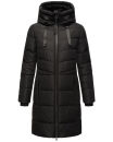 Marikoo Natsukoo Damen Winter Steppjacke lang B978 Schwarz Größe XS - Gr. 34