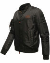 Stone Harbour Berkoo Herren Bomber Jacke B749 Schwarz Größe M - Gr. M