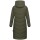 Navahoo Schmatzibaer lange Damen Winter Steppjacke N009