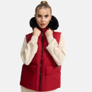 Navahoo Zimthaeschen Damen Winterweste N011 Dark Red-Größe XL - Gr. 42