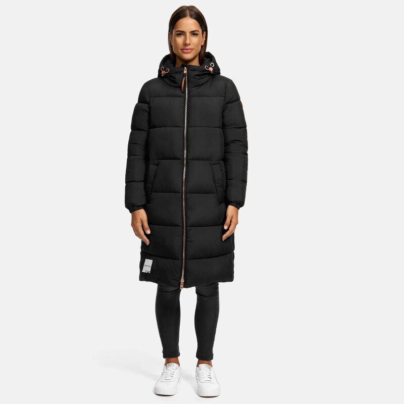 Marikoo Nomadiaa Damen Winterjacke N024 Schwarz Größe L - Gr. 40