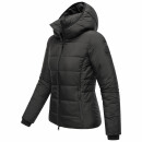 Marikoo Radaa Damen Stepp Jacke N025 Schwarz Größe L - Gr. 40