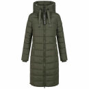 Navahoo Mondmaedchen Damen Winter Steppjacke N036 Olive Größe M - Gr. 38