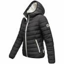 Marikoo Pack Mich Ein Damen Stepp Jacke B994 Schwarz-Größe L - Gr. 40