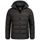 Arctic Seven Herren Winter Steppjacke O420 Schwarz